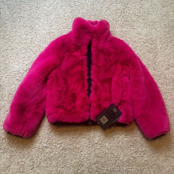 Goldbergh Jackets & Blazers - Goldbergh Victoria Faux Fur Puffer Ski Jacket Pink NWT US 6 With Defect